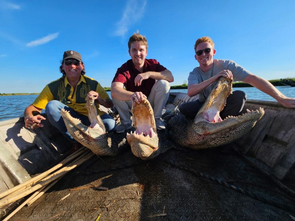 Texans Owner Cal McNair and Super Lawyer Tony Buzbee Both Go Alligator Hunting — A Boots On the Ground Experience