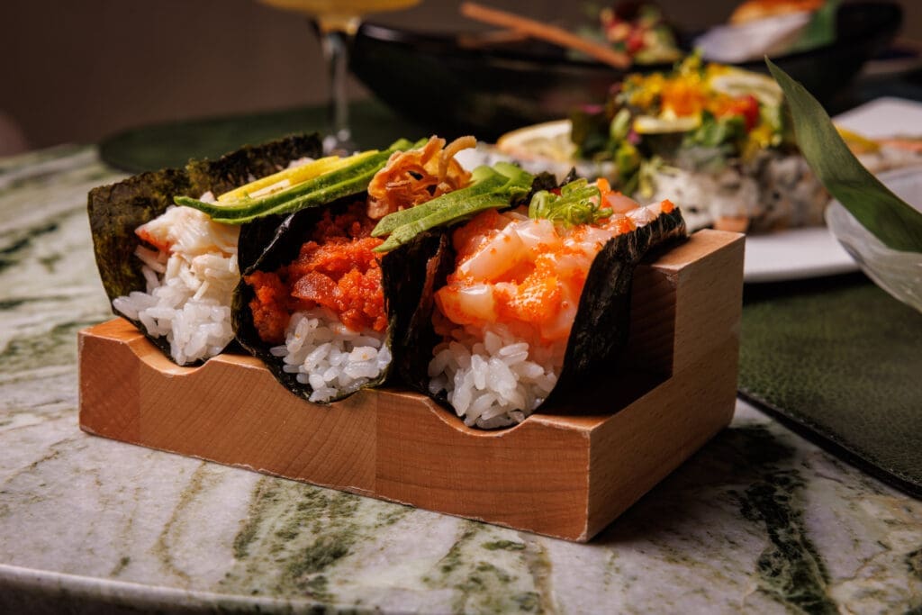 New Head Sushi Chef at Crown Block, Kesao Otake, has crafted a new must-try sushi menu at the sky-high Dallas restaurant. (Photo by Samantha Marie Photography)