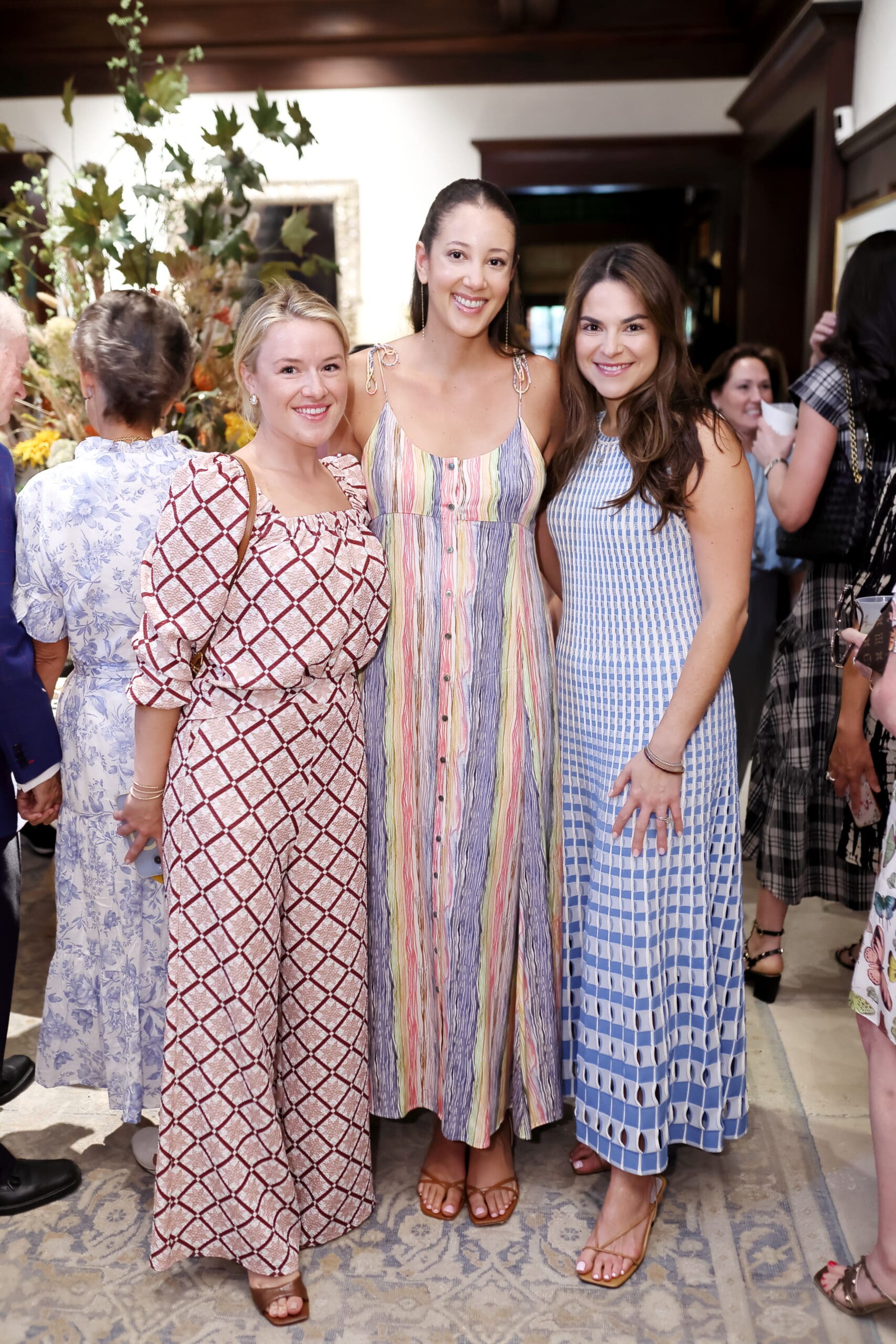 Alexandra Killion, Aryn Guillory, Mary Ann Mason at the Annoushka Jewelry fête at the River Oaks home of Frances Moody Buzbee (Photo by Quy Tran)