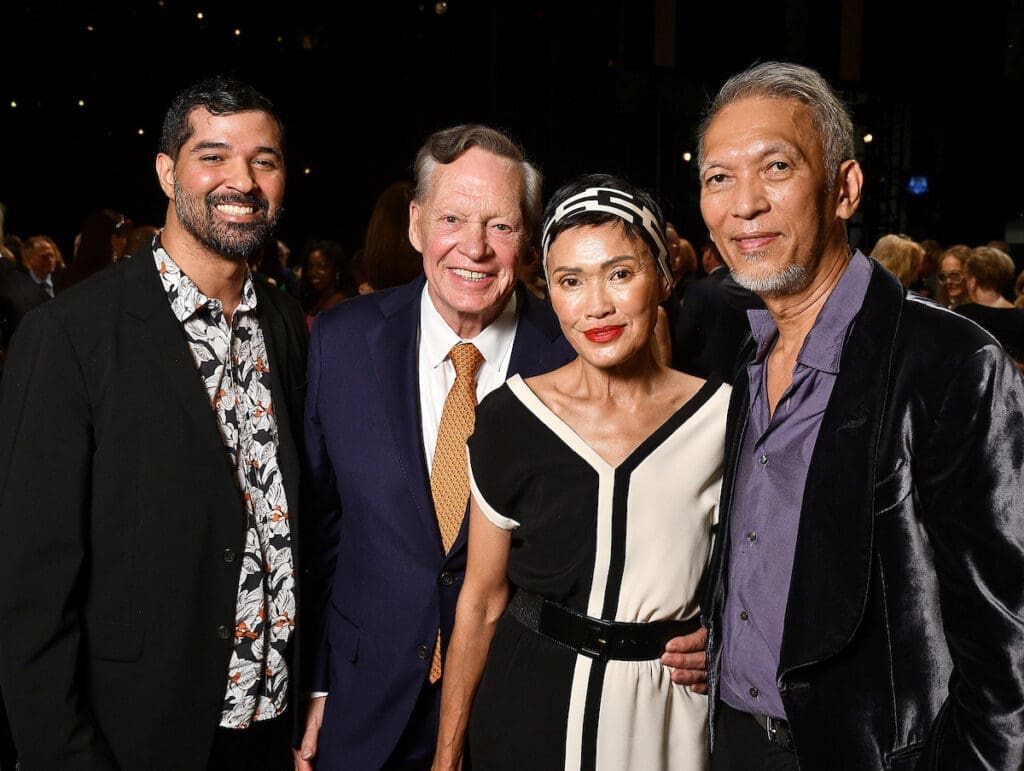Angel Rios & Richard Flowers, Duyen & Marc Nguyen (Photo by Dave Rossman)