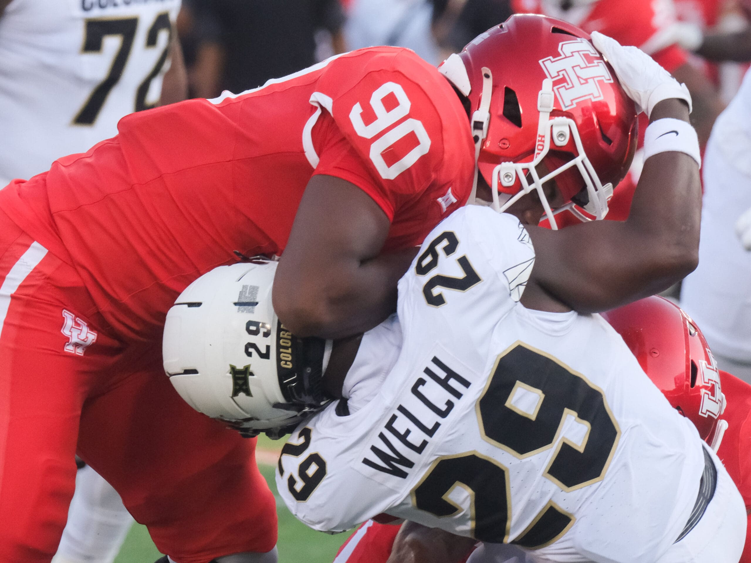 The University of Houston Cougars beat the Colorado University Buffalos, in the Big XII conference opener Friday September 12, 2025 at TDECU Stadium