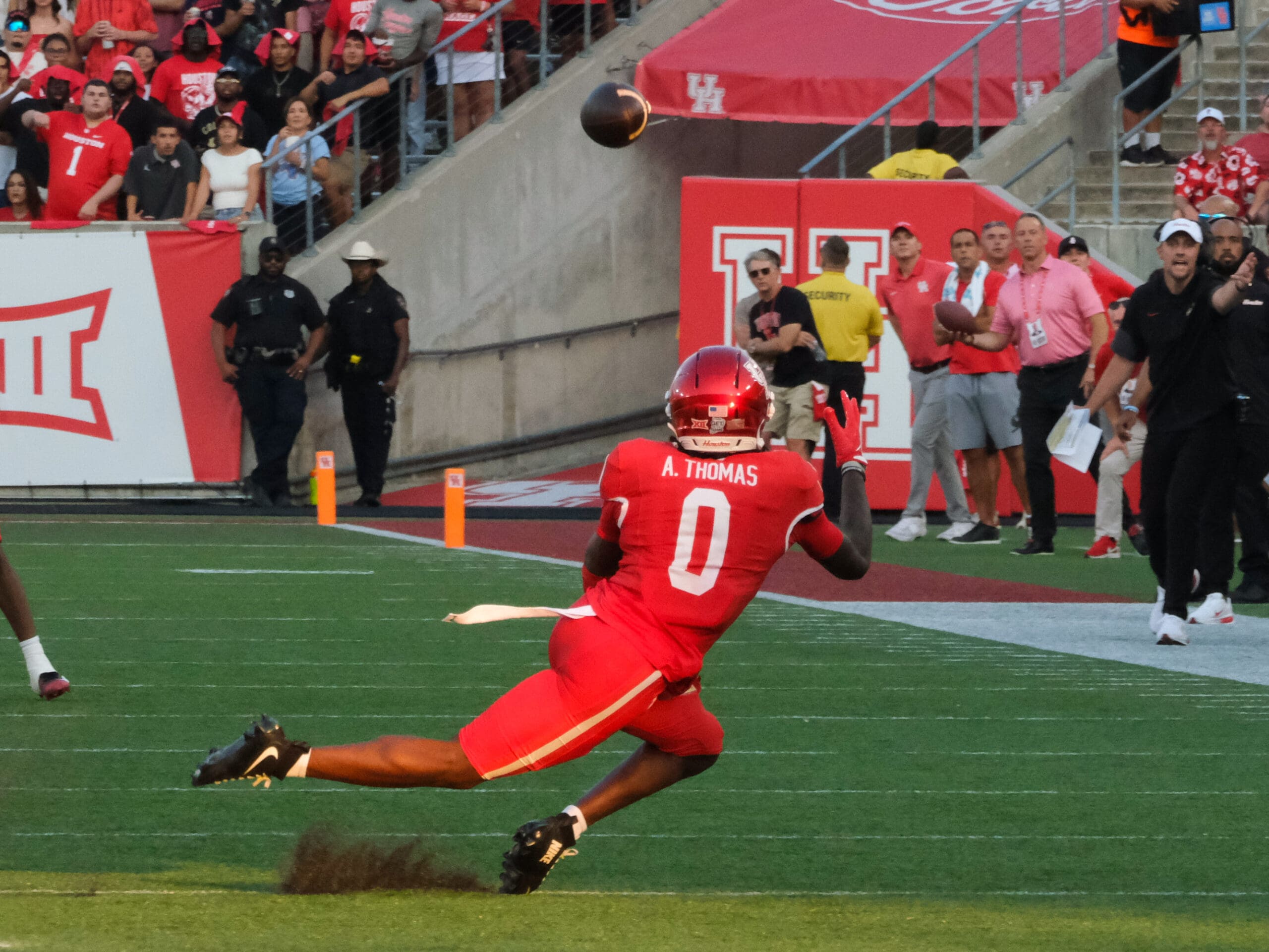 The University of Houston Cougars beat the Colorado University Buffalos, in the Big XII conference opener Friday September 12, 2025 at TDECU Stadium