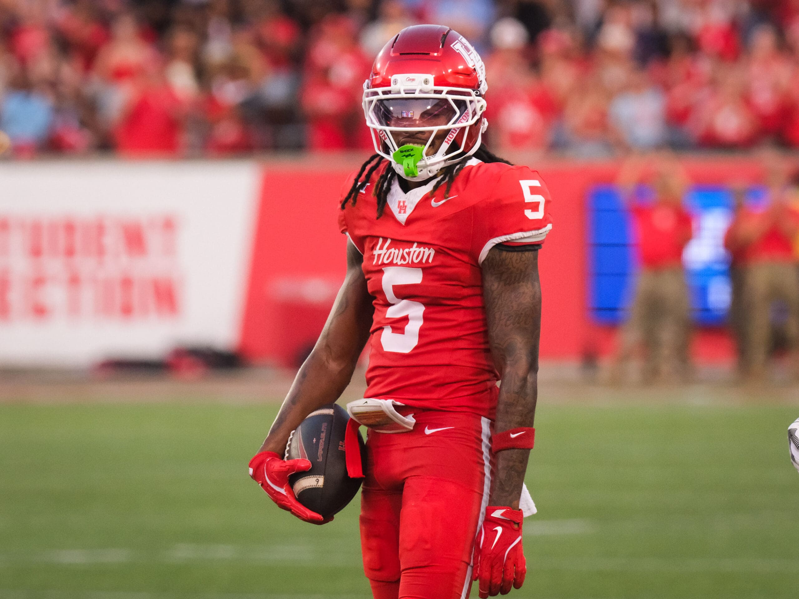 The University of Houston Cougars beat the Colorado University Buffalos, in the Big XII conference opener Friday September 12, 2025 at TDECU Stadium