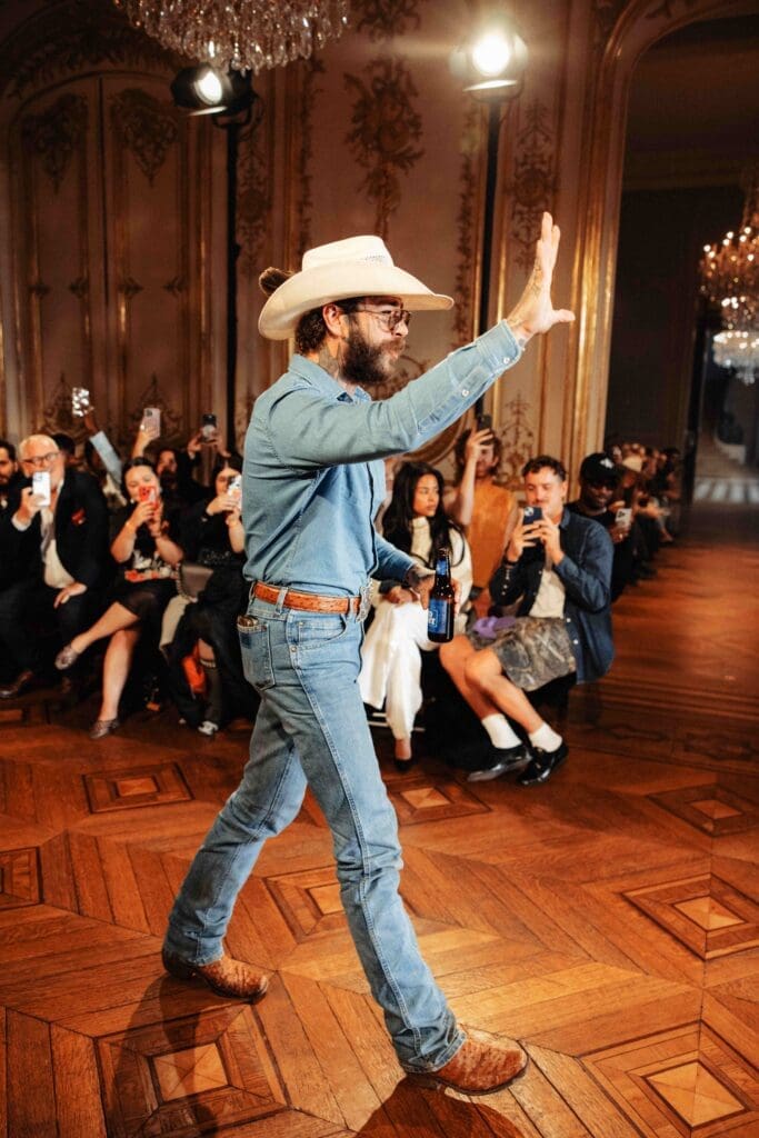 Proud Texan Post Malone Unveils New Fashion Line in Paris
