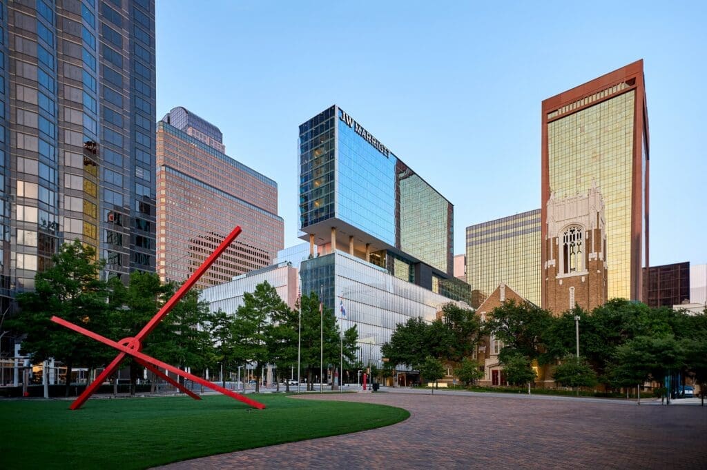 Enter to win a night at JW Marriott Dallas Arts District. 