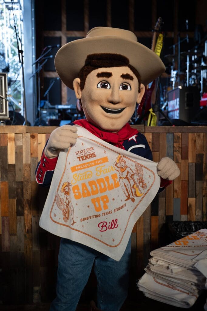 'Lil Tex repping the merch. (Photo by State Fair of Texas)
