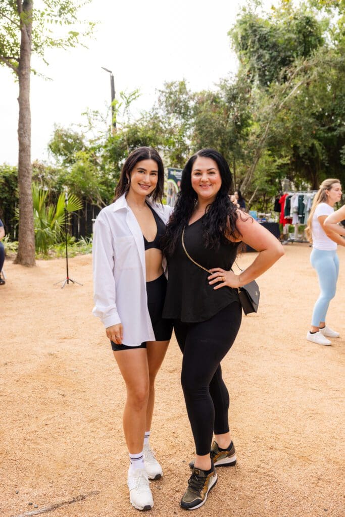 Denia Chapa, Roxy Valencia at PaperCity's Nourish retreat (Photo by Kolton King)