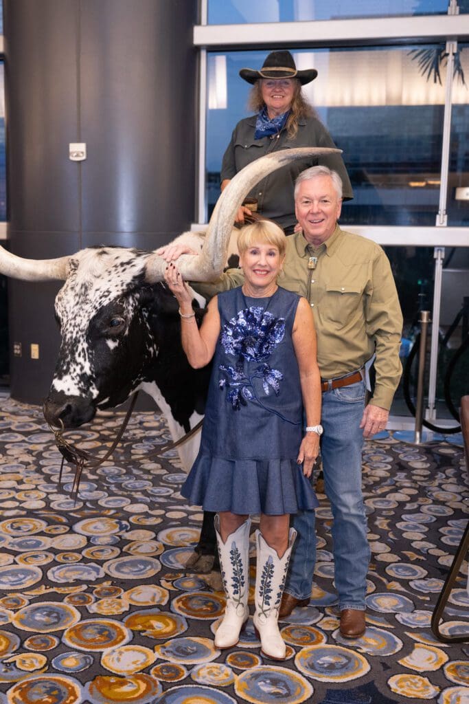 Donna & Norman Lewis at the Houston Cattle Baron's Ball. (Photo by 
Wilson Parish)