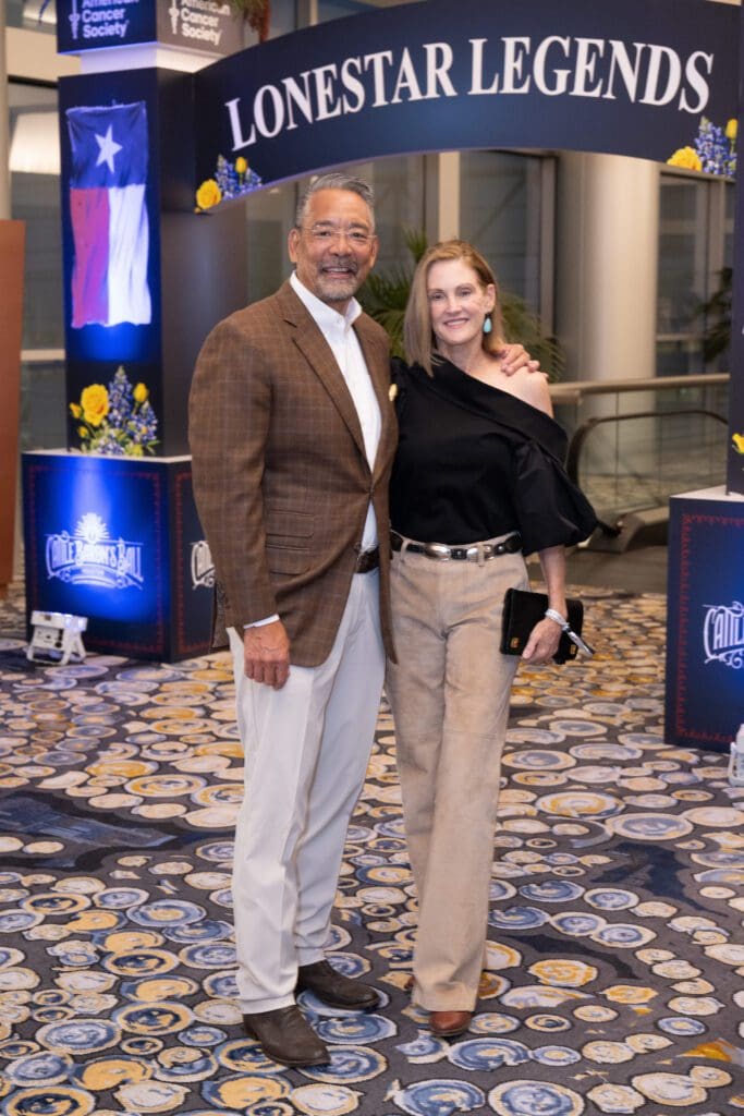 Frank & Stephanie Tsuru at the Houston Cattle Baron's Ball. (Photo by Wilson Parish)