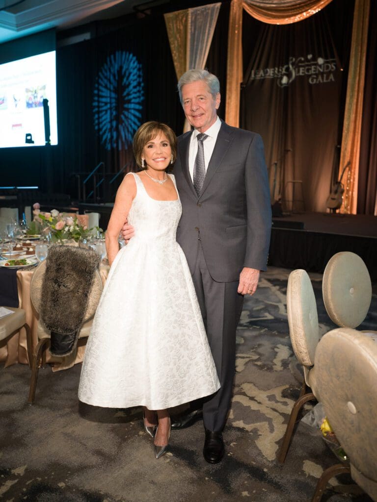 Hallie Vanderhider & Bobby Dees  at the Mission of Yahweh Leaders & Legends gala (Photo by Daniel Ortiz)