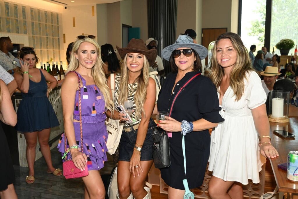 Hayley Bordes, Brooke McDonald, Lisa Gochman, friend of Haley at the Houston Chefs for Farmers (Photo by Jack Opatrny)