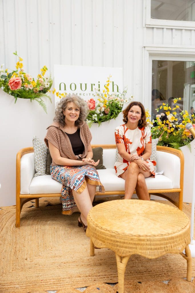 Heather Dockstader, Dr. Terry Rice at PaperCity's Nourish retreat (Photo by Kolton King)