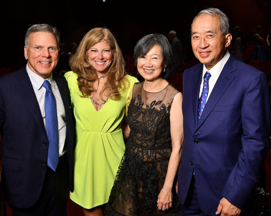 Jonathan & Margaret Cox, Anne & Albert Chao (Photo by Dave Rossman)