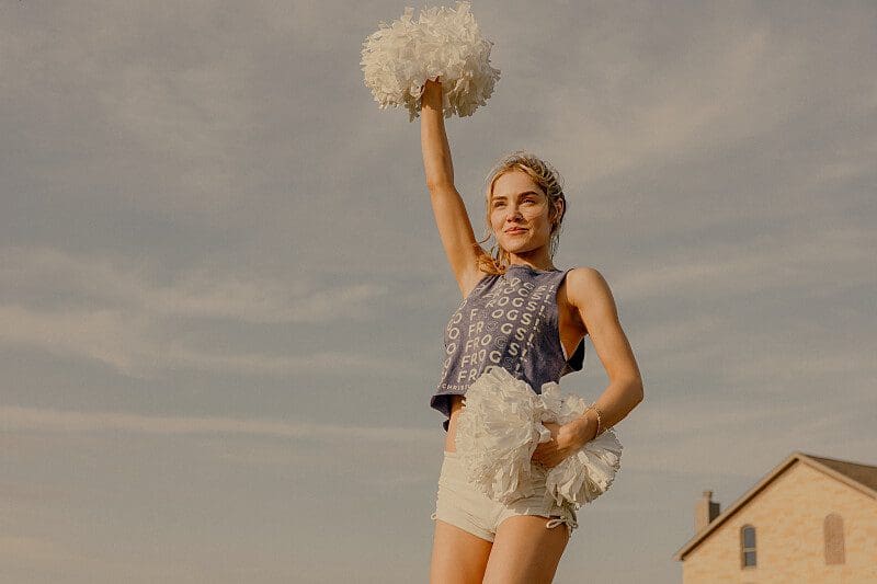 Michelle Randolph as Ainsley Norris in "Landman" episode 2, season 2, streaming on Paramount+. (Photo Credit: Emerson Miller/Paramount+)
