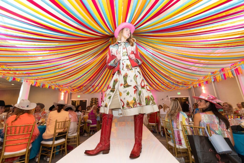 From Popcorn Soup and Cotton Candy Champagne to Pink Pony Club Singalongs, This Fort Worth Luncheon Was The Greatest Show