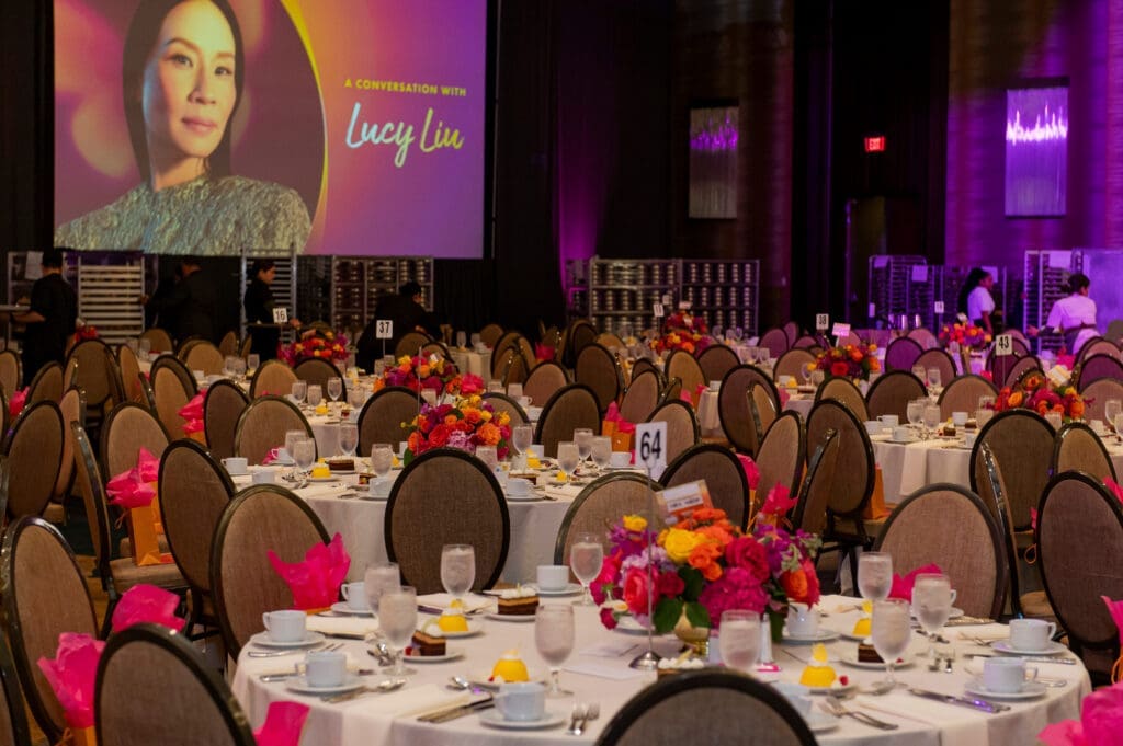 The tablescape at Omni Dallas (Photo by Tamytha Cameron and Celeste Cass)
