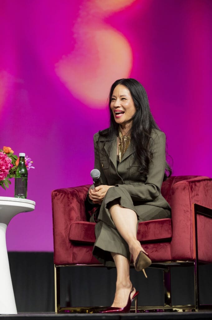 Lucy Liu Headlines New Friends New Life’s Stand For Her Luncheon in Dallas