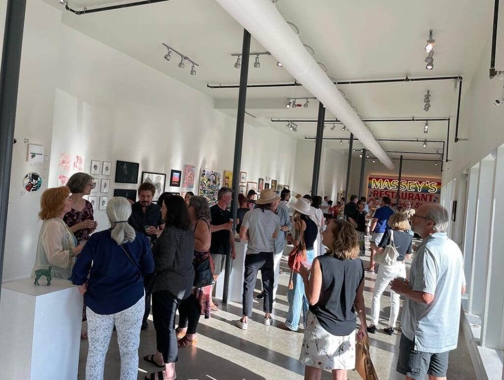 The Pool Gallery hosts the month-long art exhibition in Near Southside. (Photo by Megan Caroll Henderson)