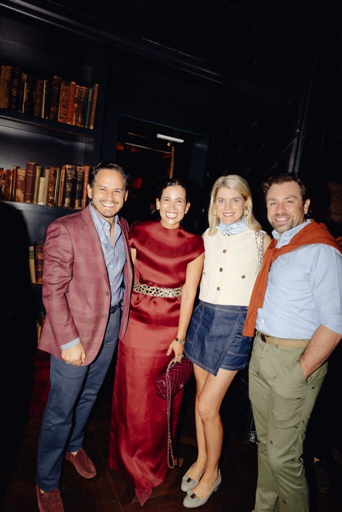 Santiago Jorba, Catalina Gonzalez Jorba, Christy Doramus, Javier Burkle (Photo by Vanessa Chavez)