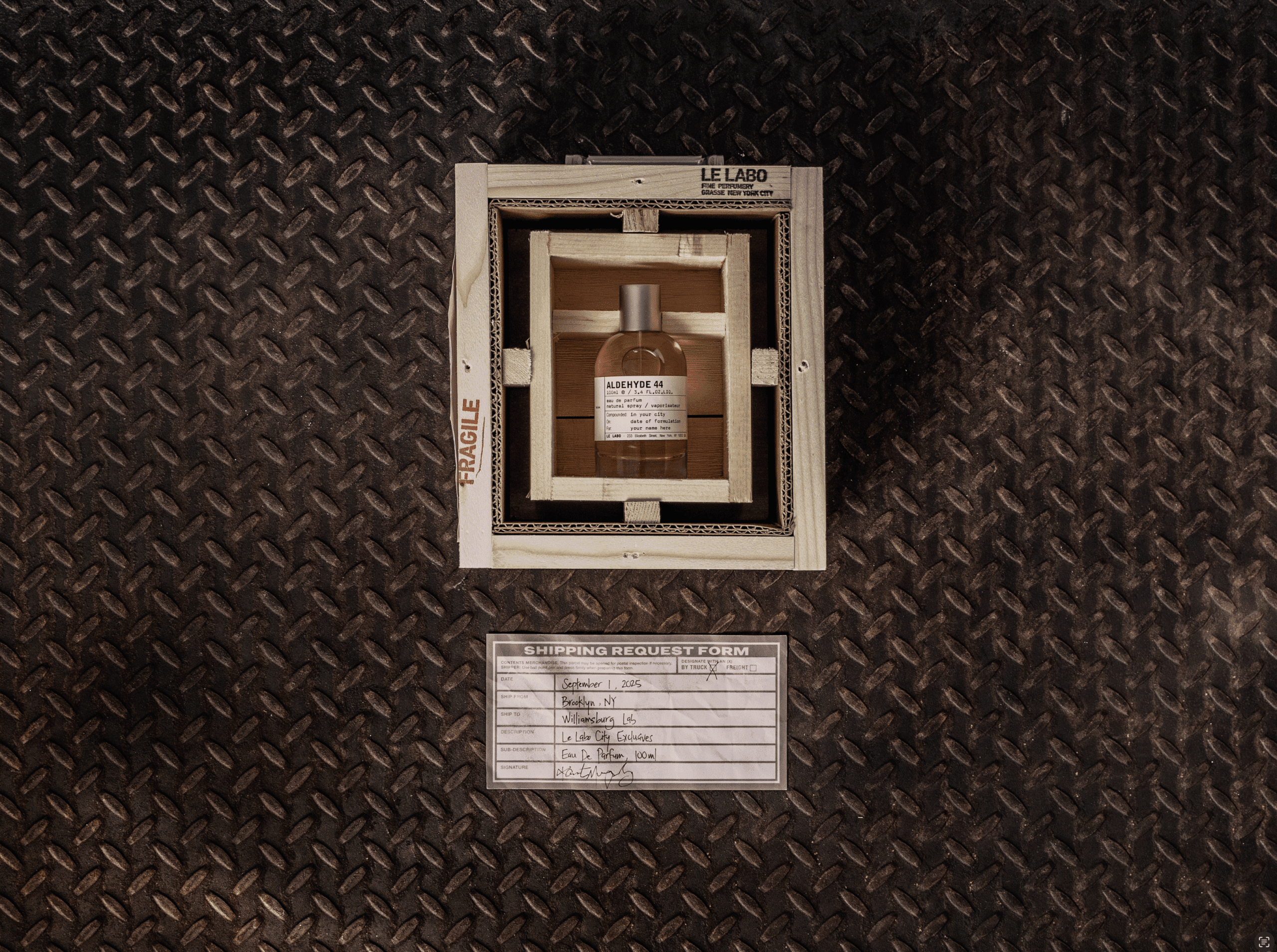 One of Le Labo's City Exclusive Collection Fragrances, ALDEHYDE 44