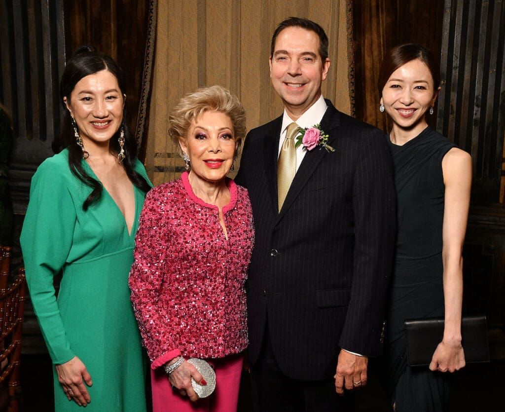 Sonja Kostich, Margaret Alkek Williams, Jim Nelson, Yuriko Kajiya (Photo by Dave Rossman)