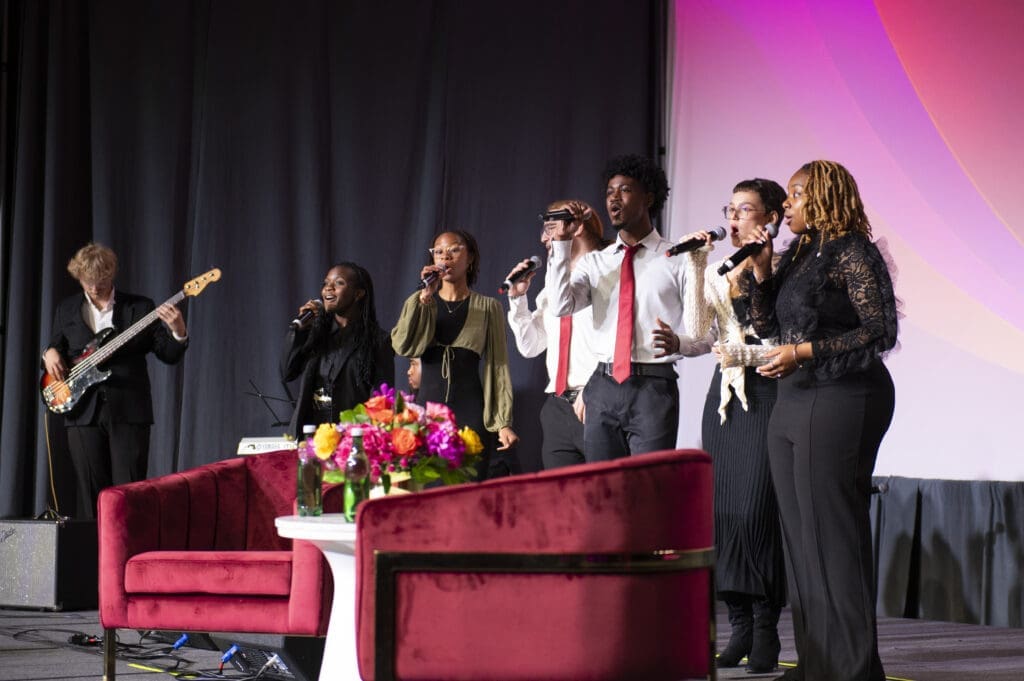 Students from Booker T. Washington High School for the Performing and Visual Arts (Photo by Tamytha Cameron and Celeste Cass)