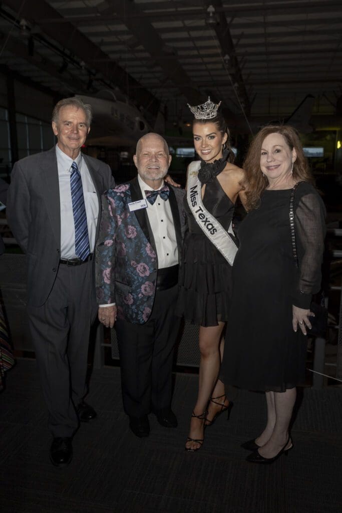 Bill Driscoll, Randy Pruett, Miss Texas Sadie Schiermeyer, Michelle Bleiberg (Photo by Thomas Garza)