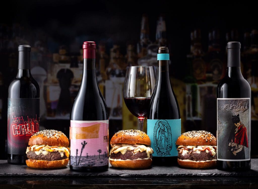 Capital Grille offers a limited-time trio of wagyu burgers paired with rare wines by the glass through November 16. (Photo courtesy of Capital Grille)