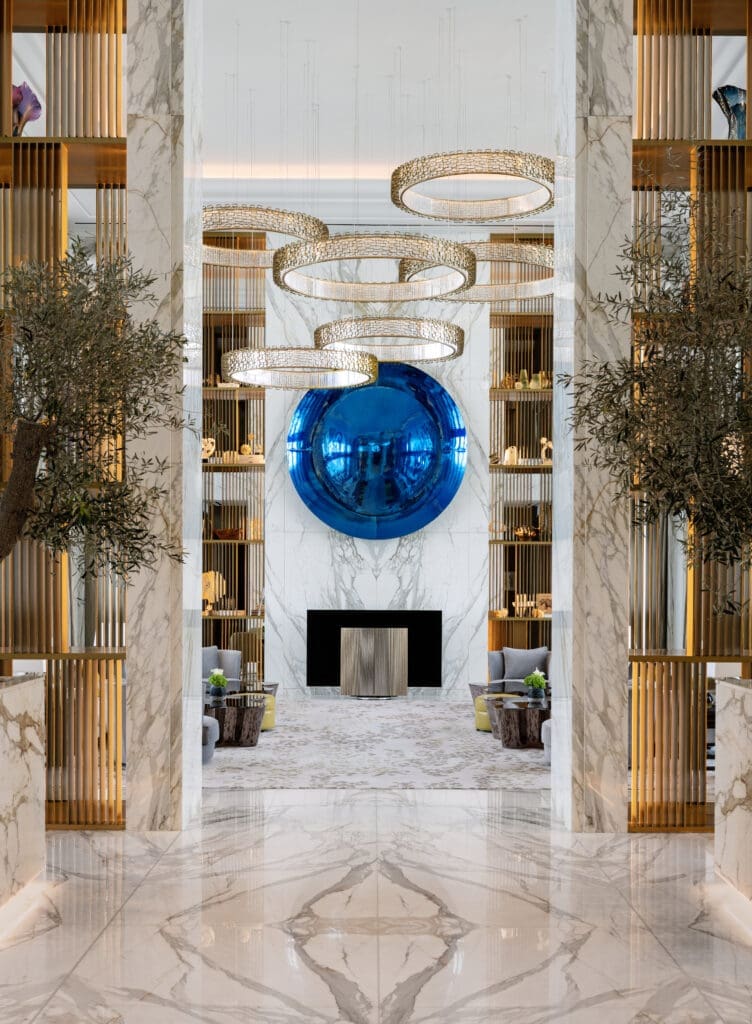 Cited as "the most expensive hotel room in the world," the Royal Mansion penthouse's starting rate is $100,000 per night. (Photo by Atlantis, The Palm and Atlantis The Royal)