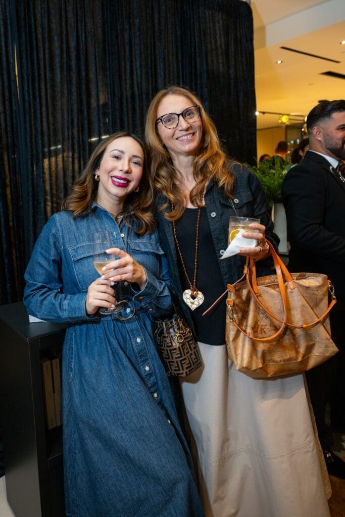 Paola Rubio, Annalisa Massi at the Fendi Casa launch as CAM Studio  (Photo by Shane Dante)