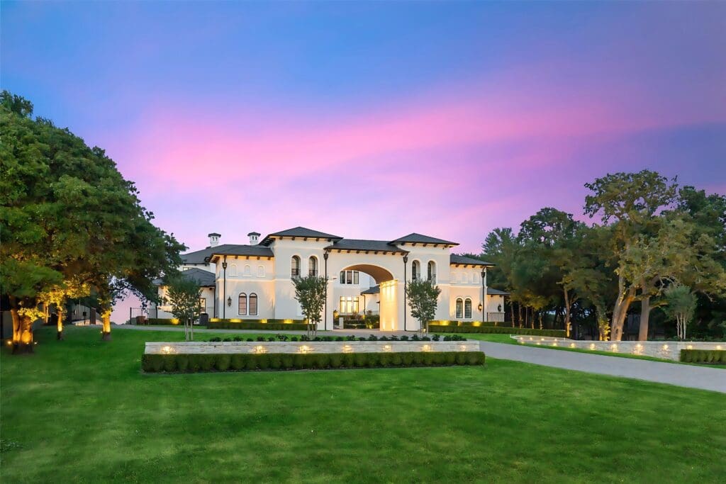 Southlake's 1469 Sunshine Lane sets a historic residential sale record in Tarrant County at $12.5 million. (Full Package Media)