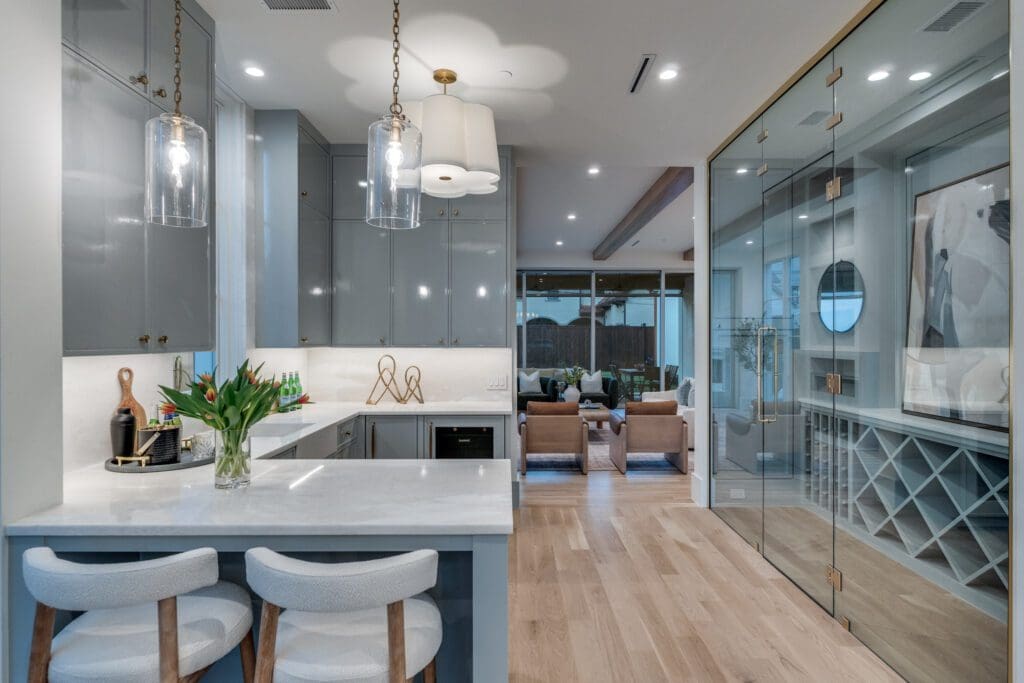 Ashby's favorite features of the house are the great lighting fixtures and fantastic tile selection.