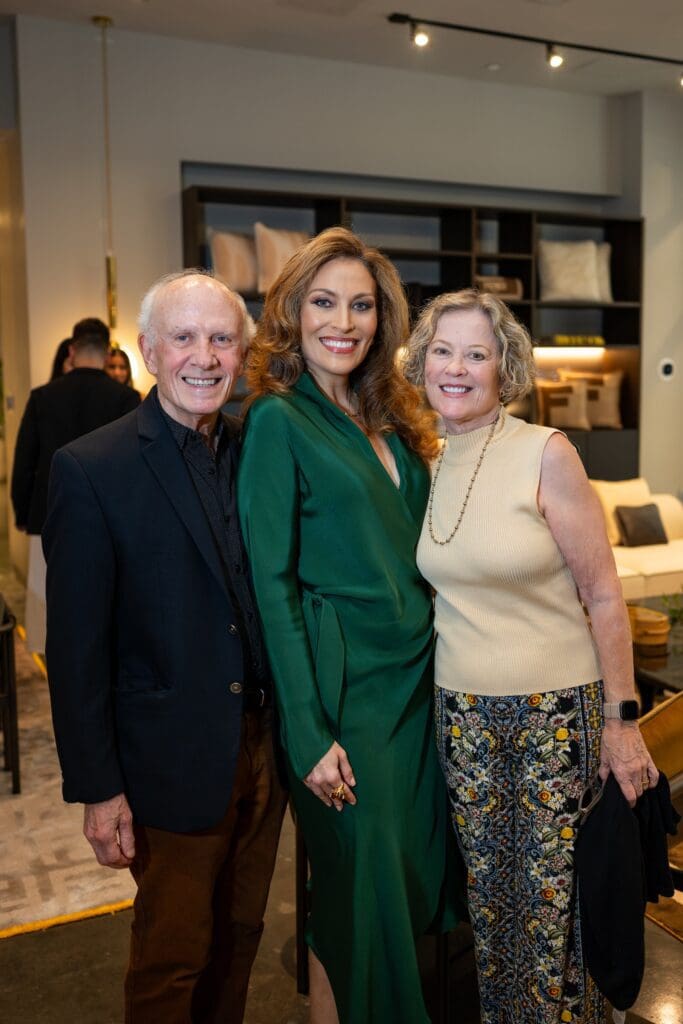 Randle Pollock, Carla Munoz, Lili Pollock at the Fendi Casa launch as CAM Studio  (Photo by Shane Dante)