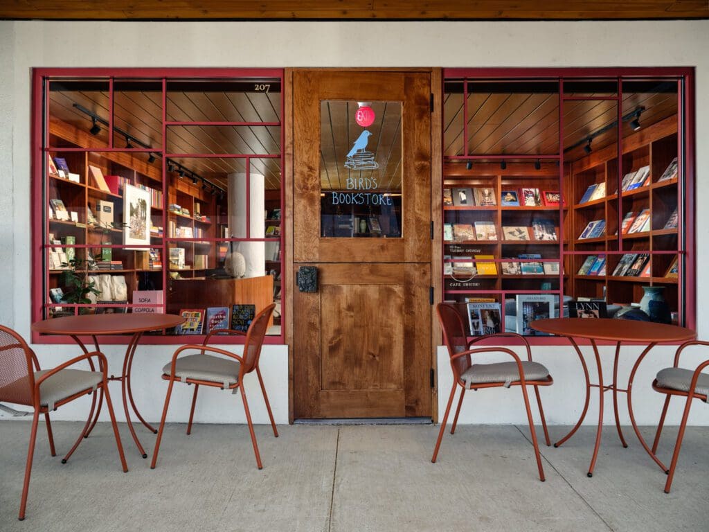 Bird's Bookstore had the Dutch front door made by a local vendor. (Photo by Nathan Schroeder)