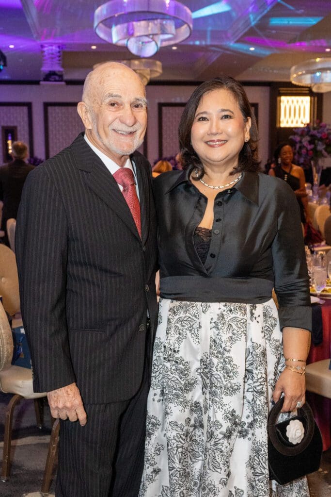 Alan Abramson, Matea Bitong at the Menninger Clinic Centennial Celebration. (Photo by Jacob Power)