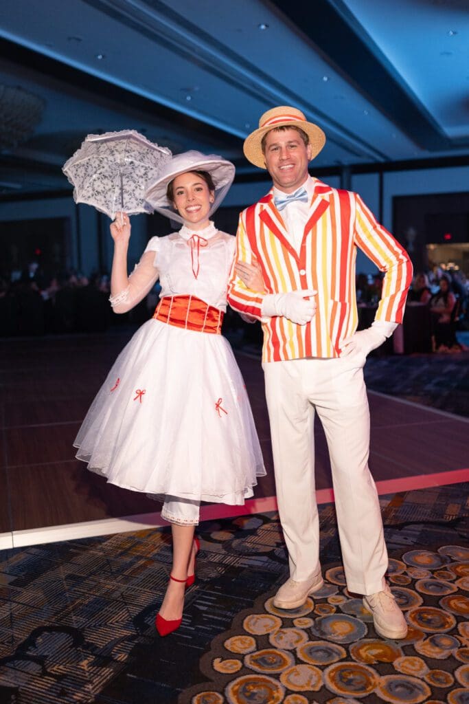 Alexandra Roark & Michael Fernbach went all out at the Ronald McDonald House Charities 'Boo Ball' (Photo by Daniel Ortiz)