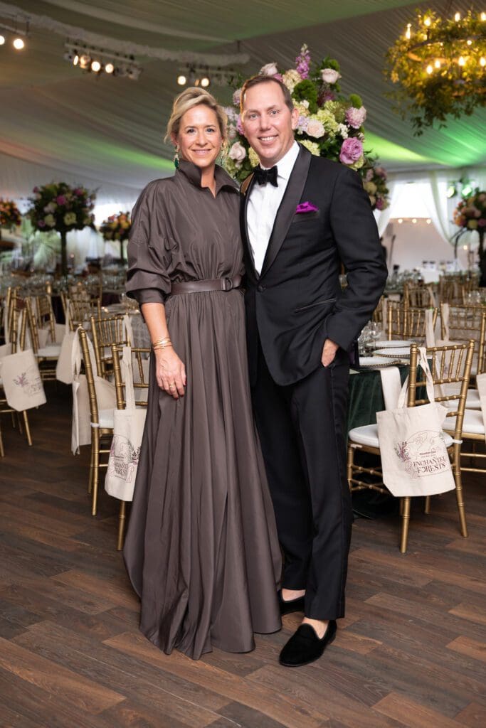 Auction chairs Courtney & bas Solleveld at the Houston Zoo 'Enchanted Forest' gala (Photo by Daniel Ortiz for Houston Zoo)