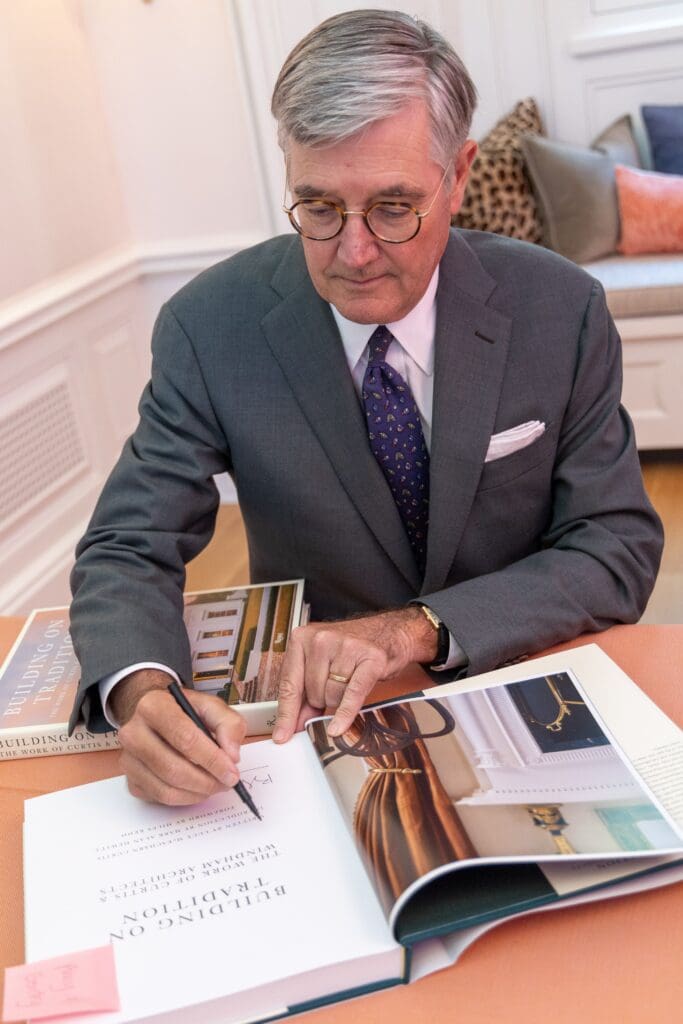 Bill Curtis at Curtis & Windham Architects book signing (Photo by Jordan Geibel)