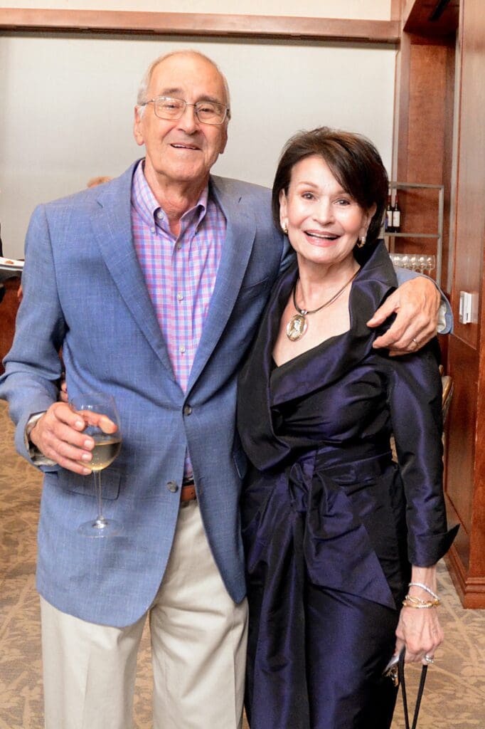 Bill Hazlett and Lana Hazlett of The Woodlands are ardent supporters of the arts. (Photo by David Hopper)

