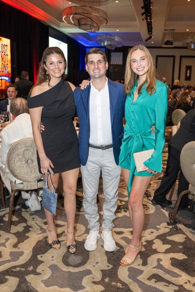 Blayne Fertitta, Blake & Dana Fertitta at the Texas EquuSearch evening (Photo by Jacob Power)