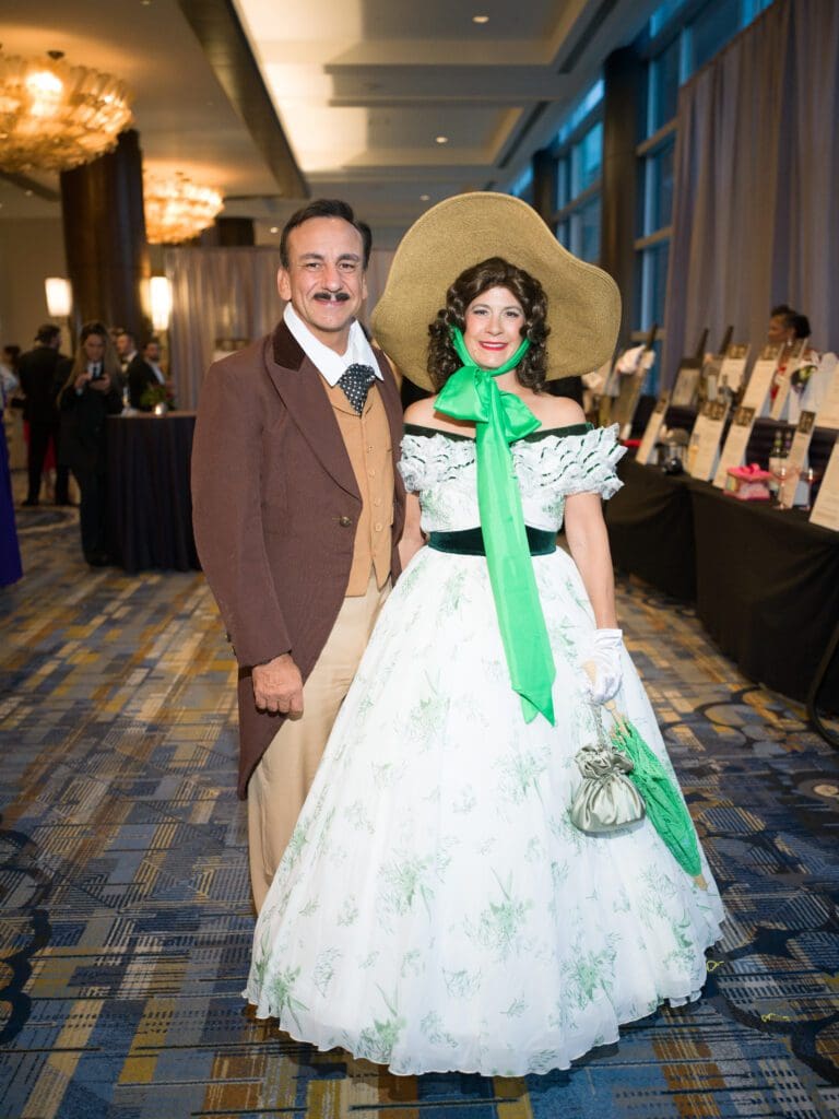 Bobby (Rhett) & Michele (Scarlett) Marandi at the Ronald McDonald House Charities 'Boo Ball' (Photo by Daniel Ortiz)