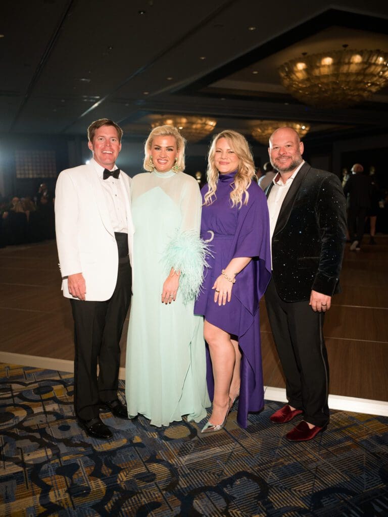 Brian & Nora Jarrard, Courtney & Zac Harmon at the Ronald McDonald House Charities 'Boo Ball' (Photo by Daniel Ortiz)