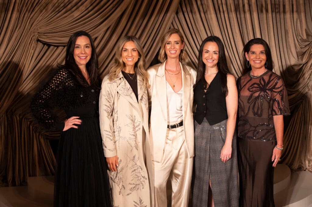 Mary McGreevy, Jodi Kahn, Carolina Cucinelli, Emily Essner, Marjon Zabihi Henderson (Photo by Tamytha Cameron)