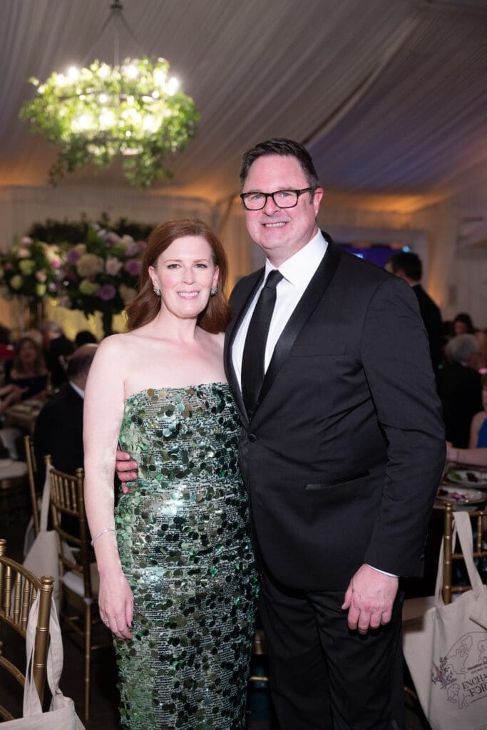 Carey Kirkpatrick & Neil Hershey at the Houston Zoo 'Enchanted Forest' gala (Photo by Daniel Ortiz for Houston Zoo)