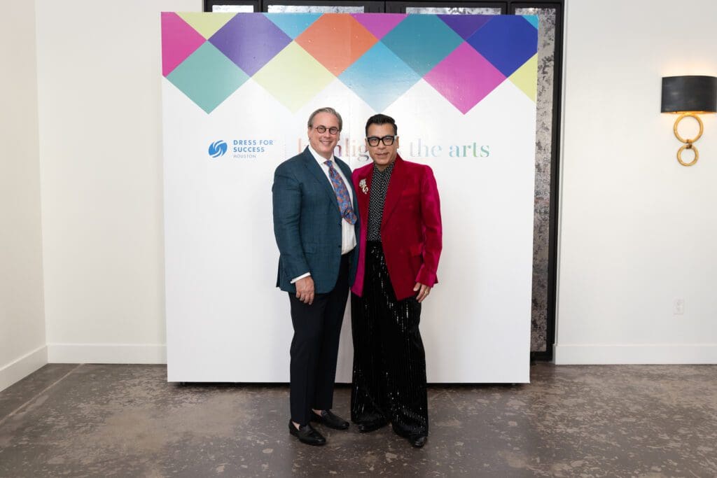 Rendezvous with Dress for Success Houston co-chairs Daniel Turner, Jay Landa  (Photo by Daniel Ortiz)