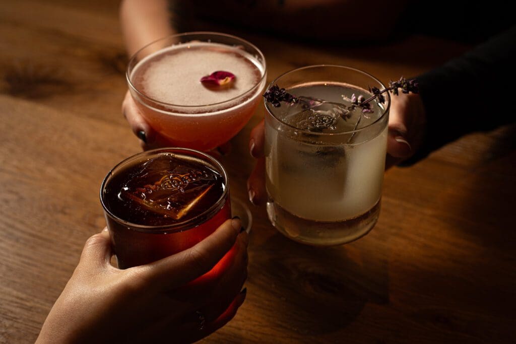 Meridian has a full cocktail menu of creations like a wood-fired Negroni, an Extroverted Old Fashioned, and more. (Photo by Dan Padgett)