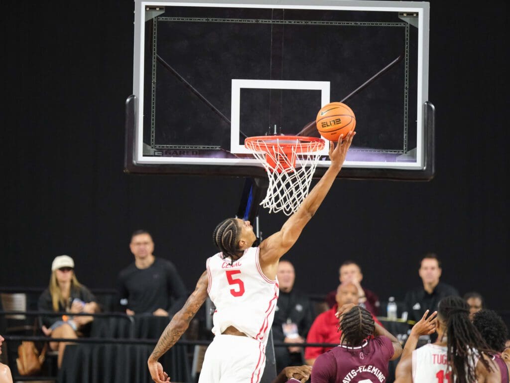 University of Houston true freshman big man Chris Cenac Jr. is a difference maker. (Photo by F. Carter Smith)