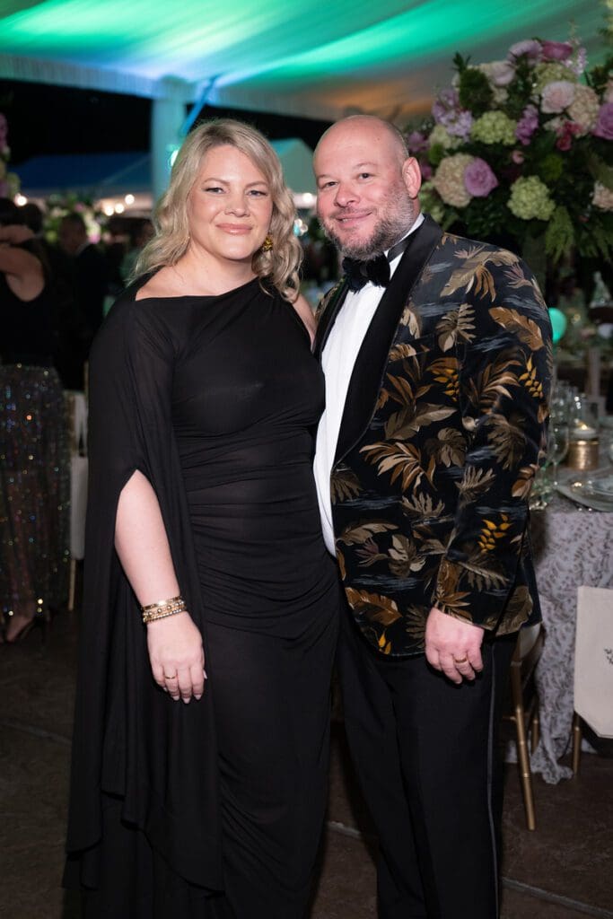 Courtney & Zac Harmon at the Houston Zoo 'Enchanted Forest' gala (Photo by Daniel Ortiz for Houston Zoo)