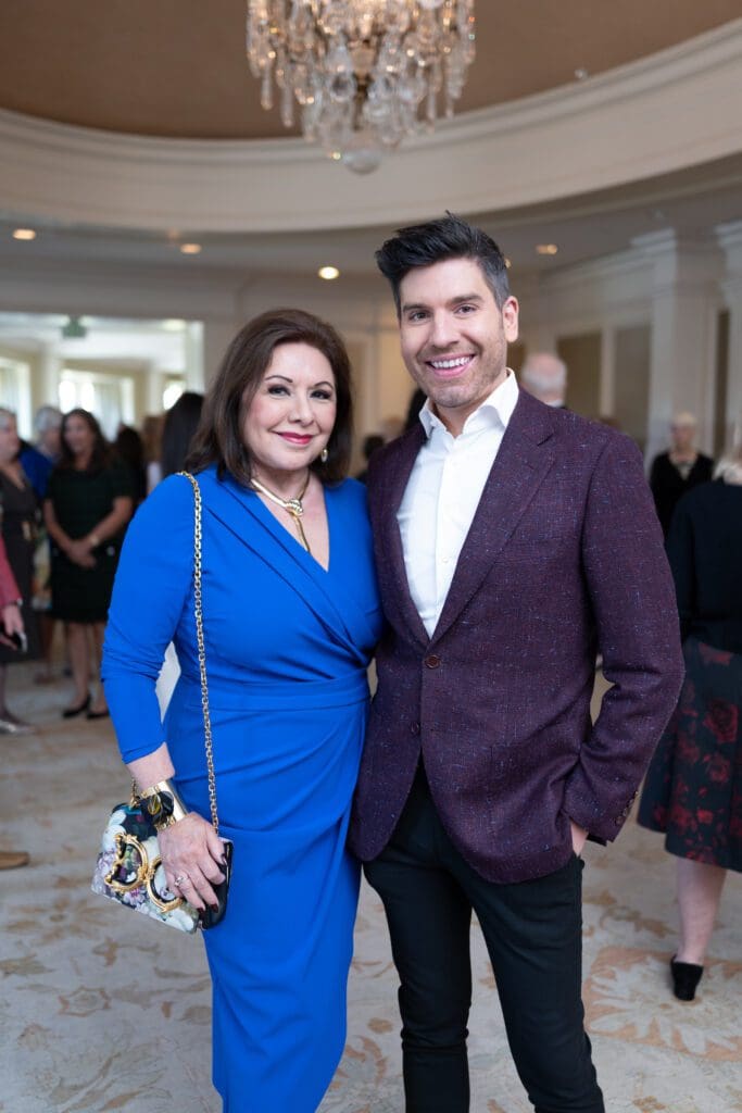 Debbie Festari, Freddie Minahan at the Italian Cultural & Community Center luncheon (Photo by Daniel Ortiz)