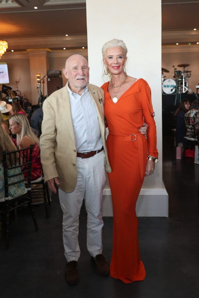 Dr. Peter Farrell & Tama Lundquist during the PetSet Le Brunch at Le Tesserae (Photo by Priscilla Dickson)